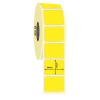 60mm x 40mm Kuşe Sarı Renk İlaç Etiketi