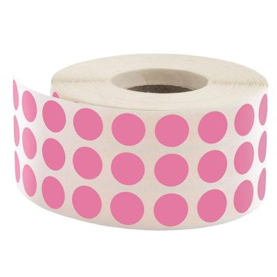 Nokta Etiketi Ø 10 mm Pembe