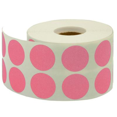 Nokta Etiketi Ø 25 mm Pembe