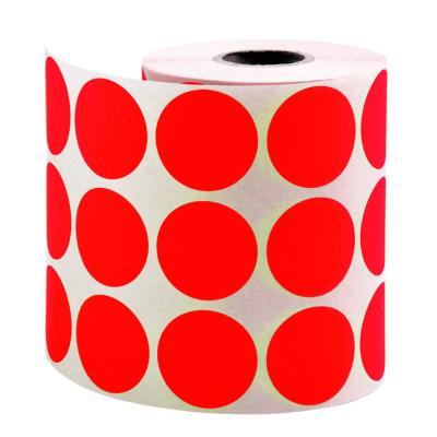 Nokta Etiketi Ø 30 mm Floresan Kırmızı